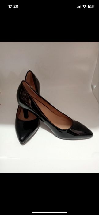 Pantofi lac stiletto