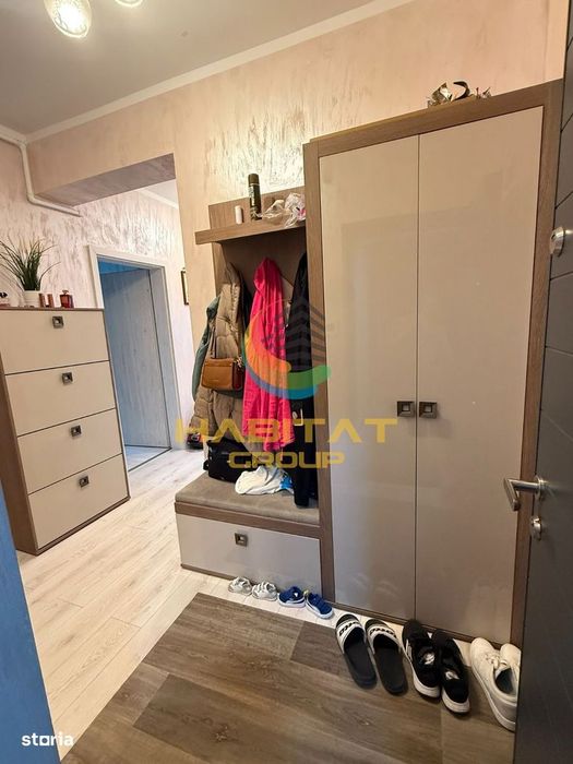 2 camere, balcon inchis, mobilat si utilat, loc de parcare