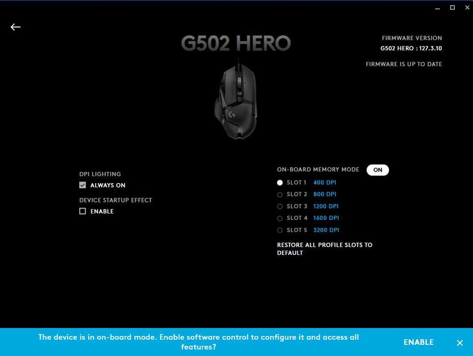 Мишка Logitech G502 Hero (модифицирана)