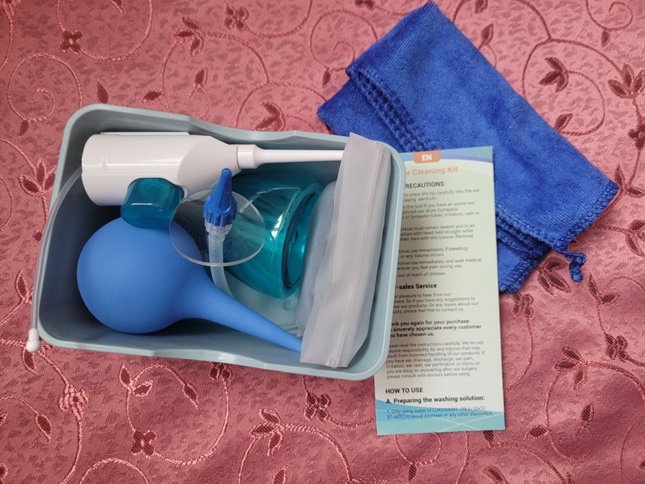 Домашняя чистка для уши