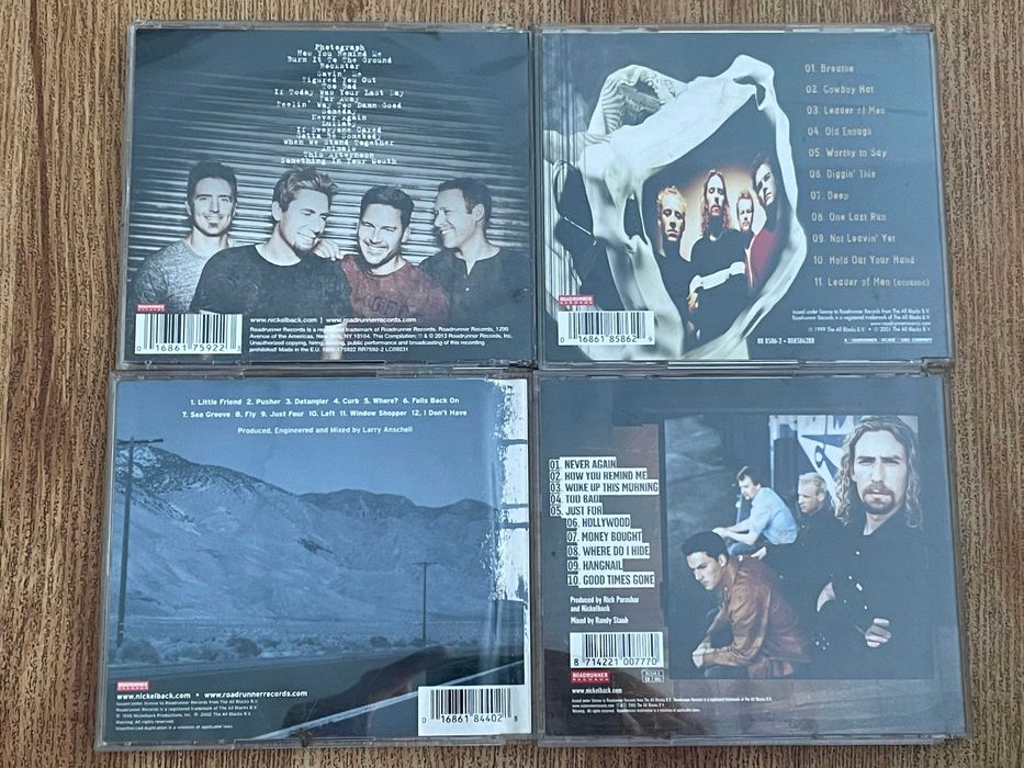 Colectie 4 cd-uri Nickelback ( grunge rock alternative )