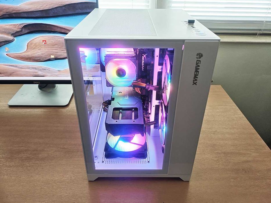 Геймърски компютър, Rtx 3060Ti, Intel i3 12100f, 960Gb SSD, 16gb Ram