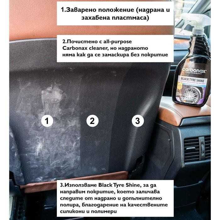 Спрей за гуми и пластмаса Automat, Спрей за блясък, 720мл