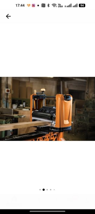 Masina de rindeluit, abric, profesional cu grosime, 1100W, 317mm, Trit