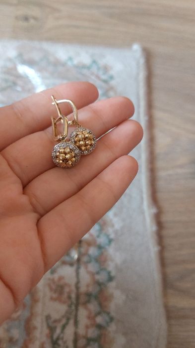 Продам набор. Серьги и кольцо золото
