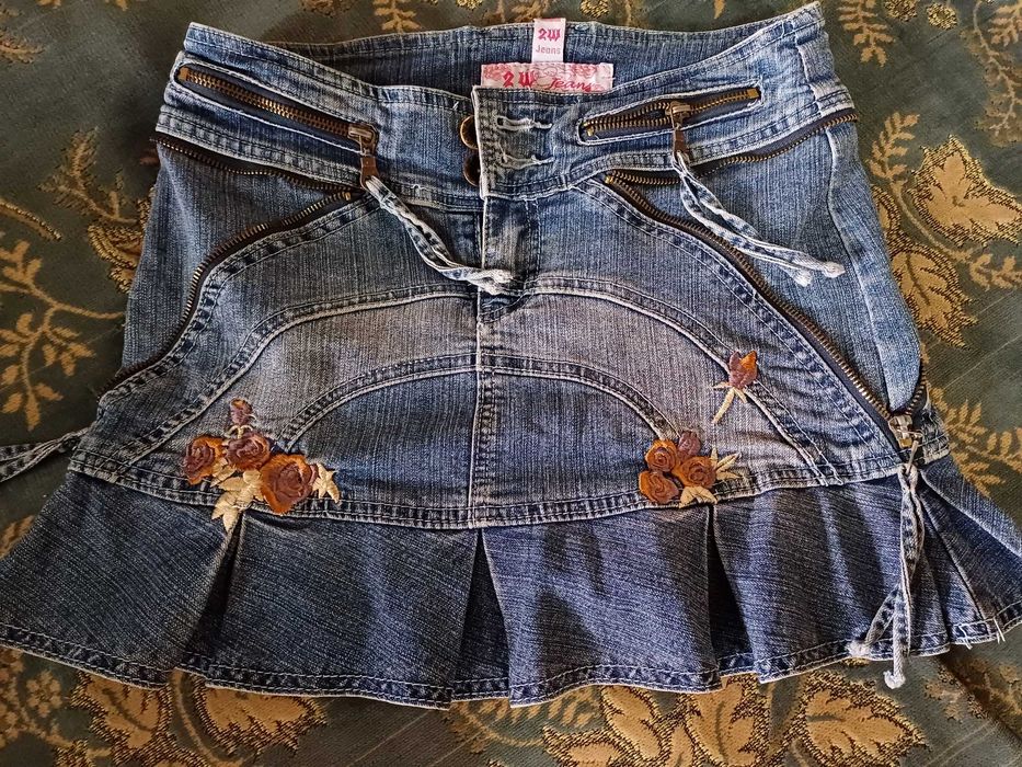 Юбки с вышивкой.   Разные фасоны.