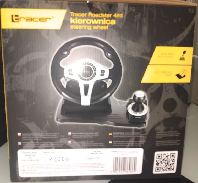 ЧИСТО НОВ! Tracer Roadster 4in1 волан за PS3 / PS4 / Xbox One / PC