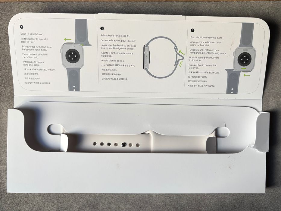 Силиконова каишка за Apple Watch 42 mm Pink Blush
