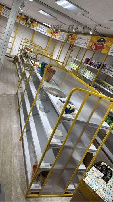 стеллаж для магазина полки