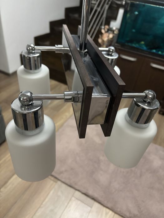 Vand lustra living 4 becuri si plafoniera