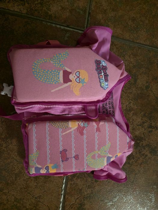 2 x Vesta Inot din Spuma Sirena cu Maneci pentru Copii (1-6 Ani/11-3