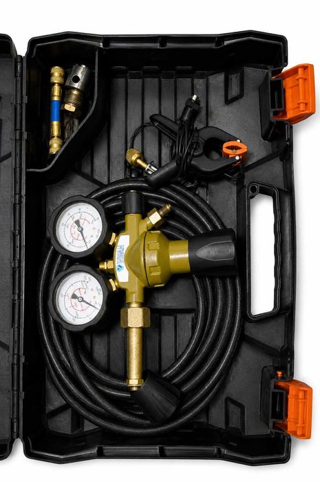Kit regulator presiune manometru instalații AC  frig