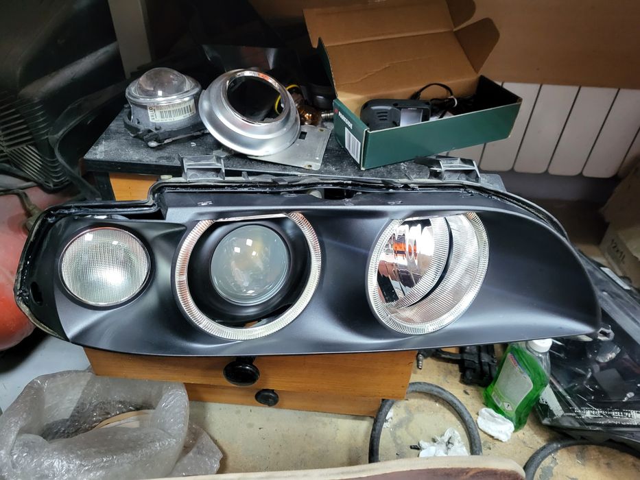 РЕМОНТ Рециклиране на фарове на BMW E39 remont reciklirane na farove