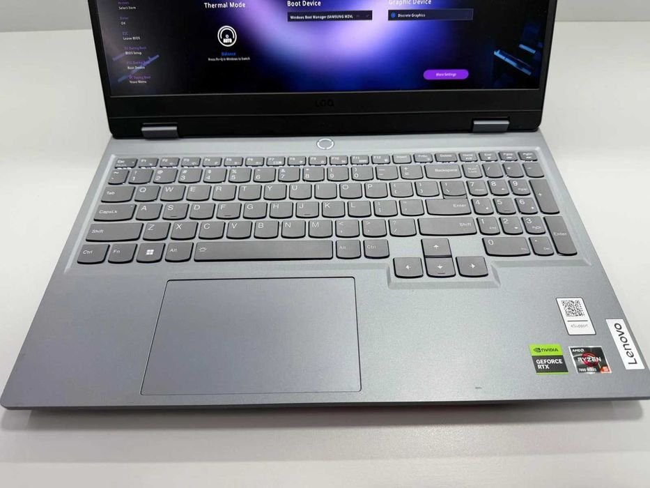 Laptop SH Lenovo LoQ 15 gaming AMD Ryzen 5 7235HS Nvidia RTX 3050 6gb 16gb DDR5