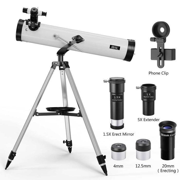 Астрономический Телескоп Ньютона 350 крат увеличение. Teleskop