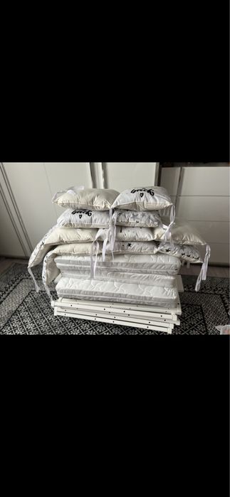 Детская манежка с бортиками