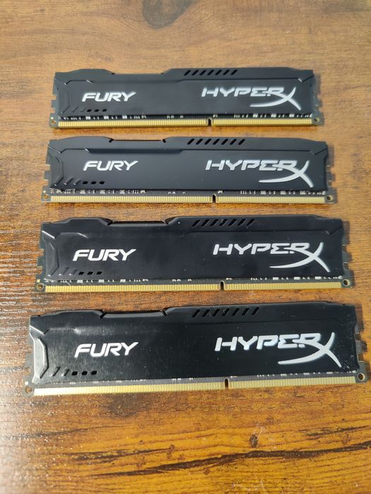 Memorie RAM HyperX Fury 32GB (4×8GB) DDR3 1600MHz