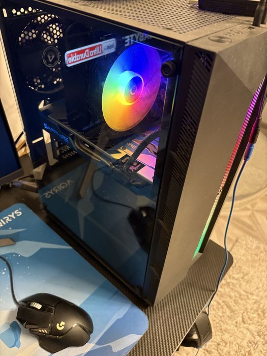 PC Gaming i5-14400F / RX 580 8GB / 16GB RAM / Sursă FSP 1200W