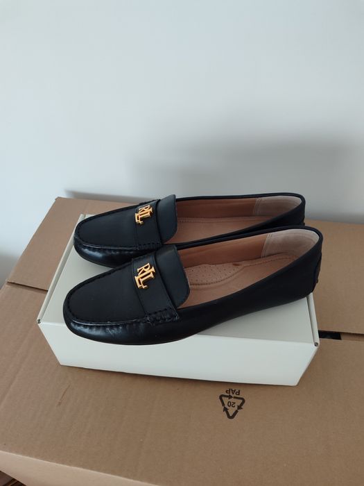Vând espadrile Ralph Lauren noi mărimea 39.5 negre in cutie