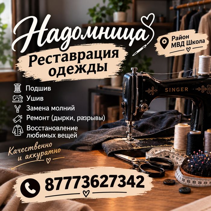 Реставрация одежды