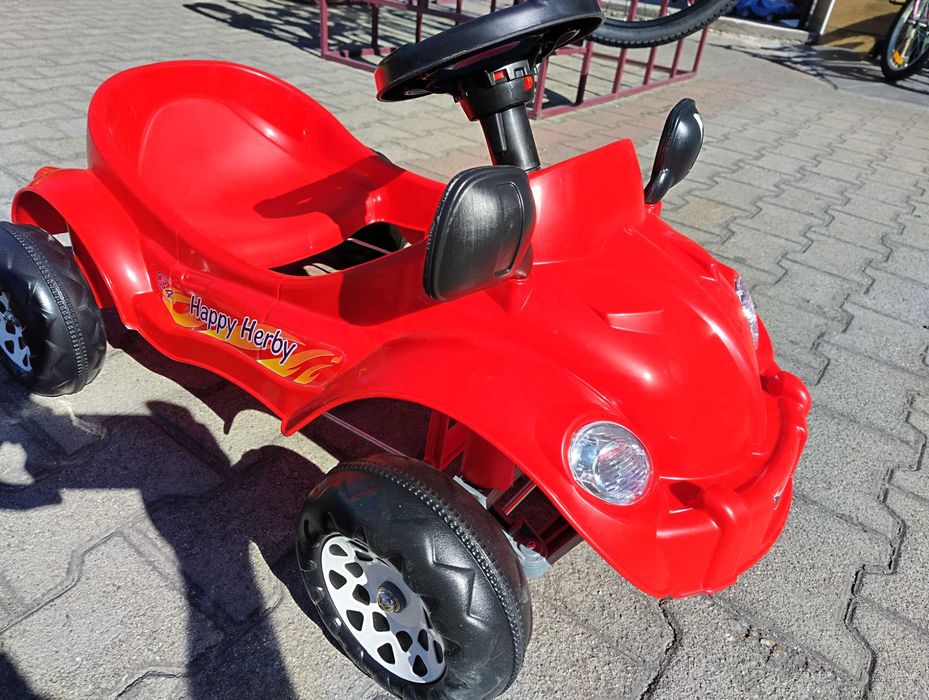 PILSAN Детска кола с педали HAPPY HERBY червен
