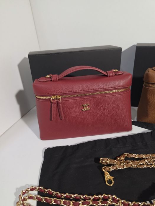 Дамска чанта Chanel Lunch Box 26C Red
