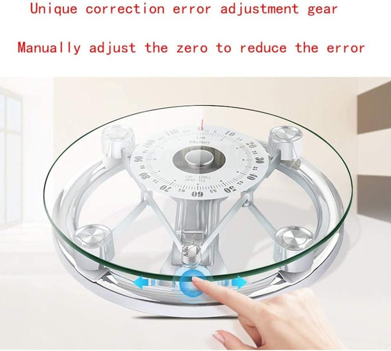 Cantar baie retro, mecanic, 130 kg, made in Germania, platforma sticla