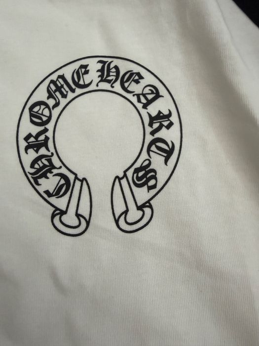 bluza Chrome Hearts alb-neagra