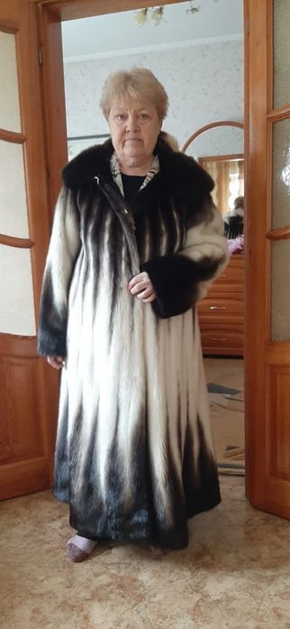 Шуба норковая длинная