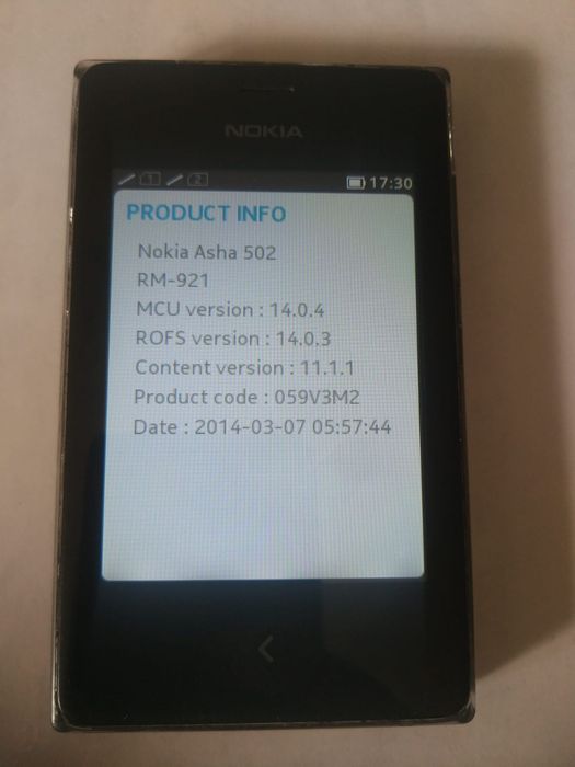 Nokia Asha 502. Только для коллекции.