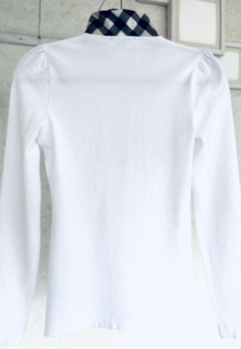 Модна къща Burberry Brit дизайнерска блуза каре яка