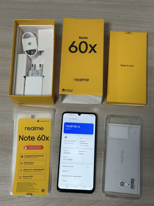 Realme note 60X 128ГБ Новый
