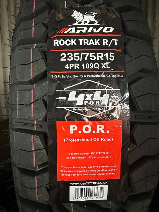 Нови джипови гуми ARIVO ROCK TRAK R/T 235/75R15 109Q XL НОВ DOT