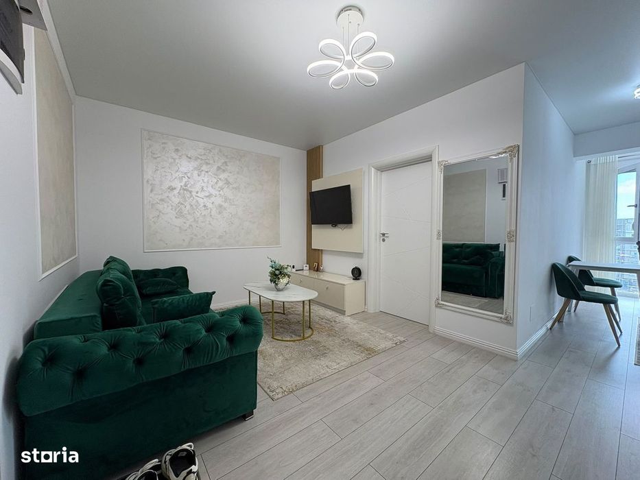 Ap. 3 Camere Complet Mobilat, Metrou 3 Minute, Bloc Nou, Comision 0%