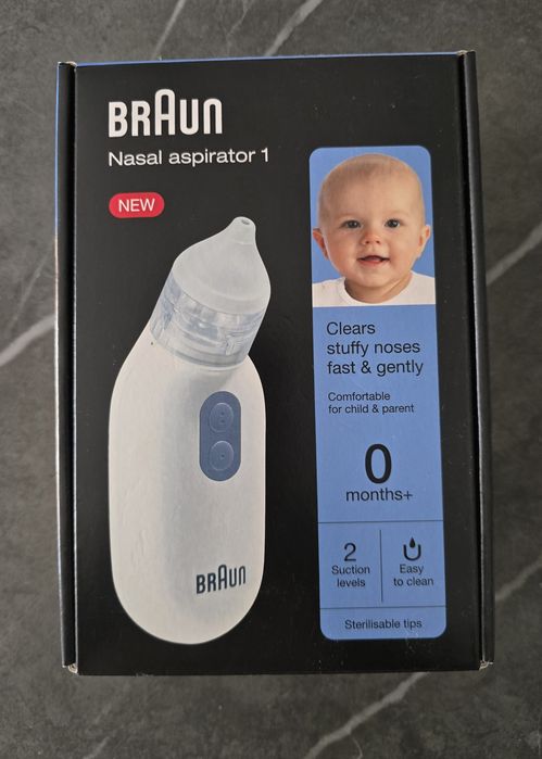 Braun - НОВ назален аспиратор за бебе
