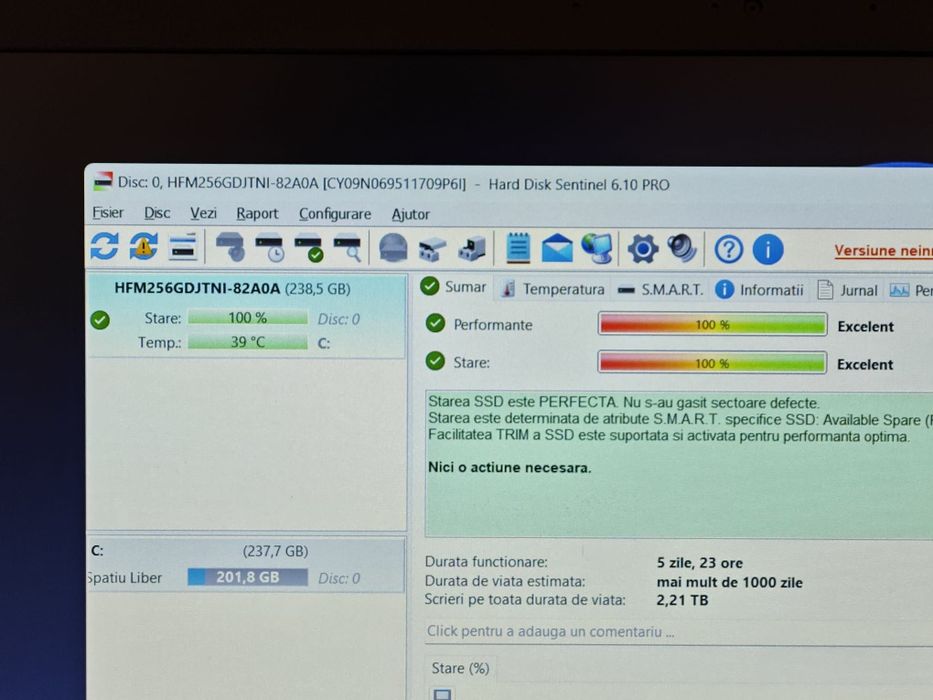 Laptop Acer aspire i5gen10 Windows 11