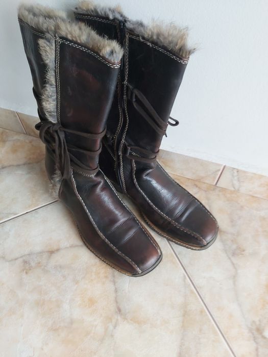 Cizme piele femei