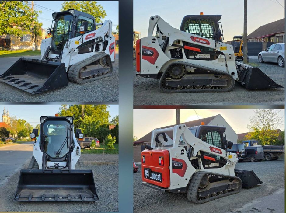 Cabină clima ușă miniincarcator Bobcat T590 mini încărcător