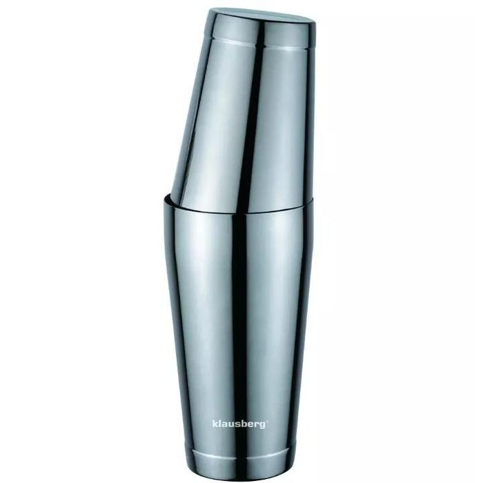 Shaker pentru bauturi si cocktailuri, din inox, 2 recipiente 700 si