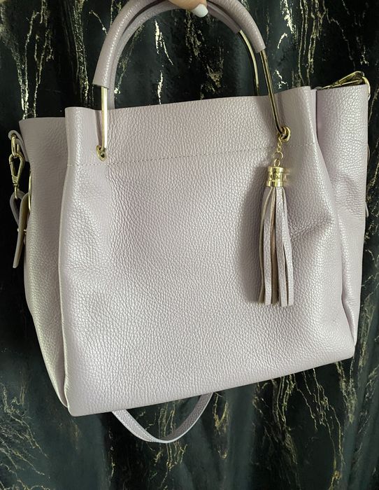 Geantă din piele naturală