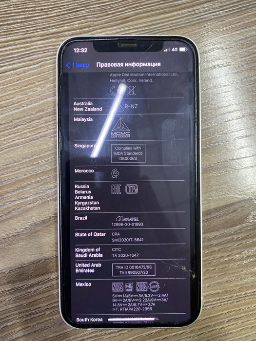Iphone 12 Белый ЦВЕТ