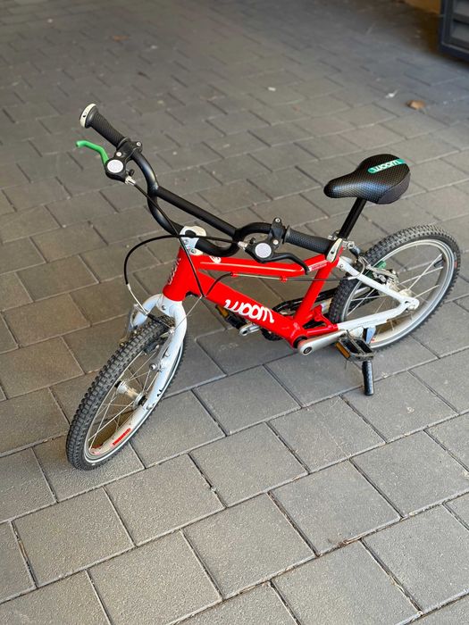 Bicicletă copii Woom 3  16 inch 4-7 ani – Roșu