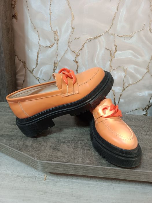 Лоферы на платформе,39 размер