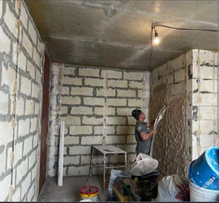 Штукатурка механизированная ( аппарат билан )