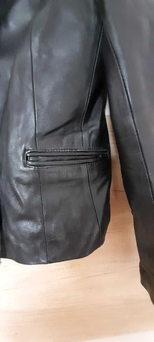 Кожено яке от естествена кожа с нормални следи от употреба