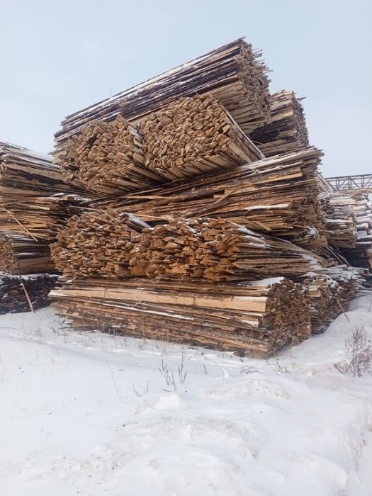 Горбыль дрова в пачках