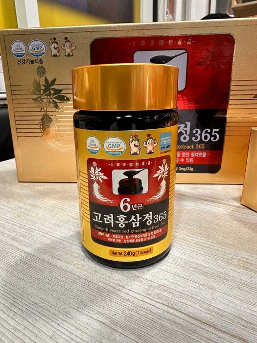 6 yillik Koreya Jenshen ekstrakti — Kuch, Energiya va Tetiklik!