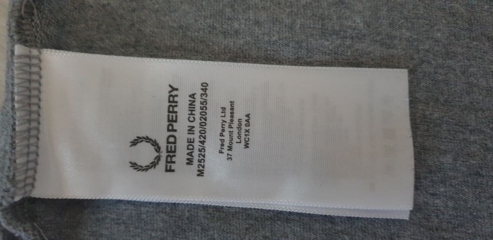 Fred Perry Cotton Mens Size S  ОРИГИНАЛ! Мъжка Тениска!
