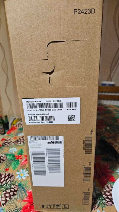 Dell P2423D – 24″ QHD IPS монитор (НОВ, неотварян)