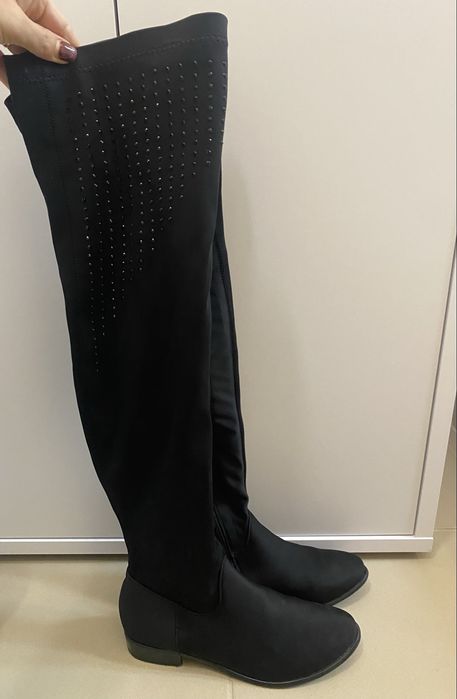 Боти Marco Tozzi и черни чизми 38